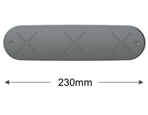 xAnchor mit Maßangabe: 230 mm lang